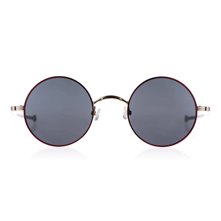 Neo-Ne women’s round red metal sunglasses Accessories Black Luxury Shoes 
