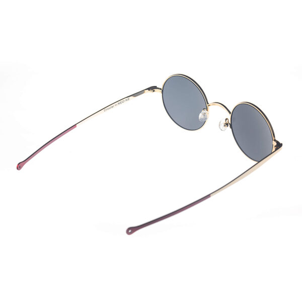 Neo-Ne Eyewear Neo-Ne women’s round red metal sunglasses, view 5