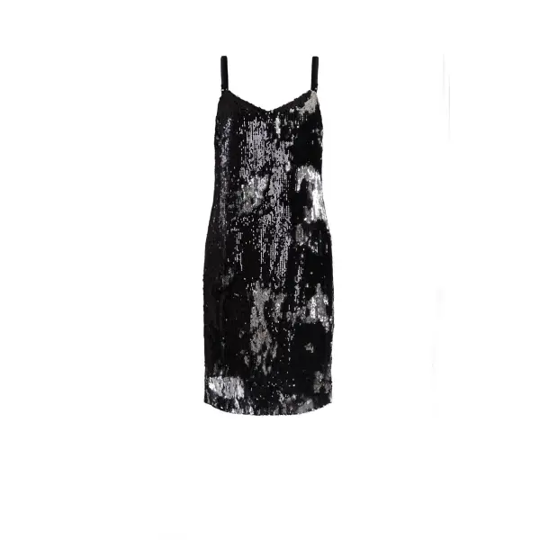 Sequin Black Dress With Feathers Clothing Cocktail Party Luxury Shoes 