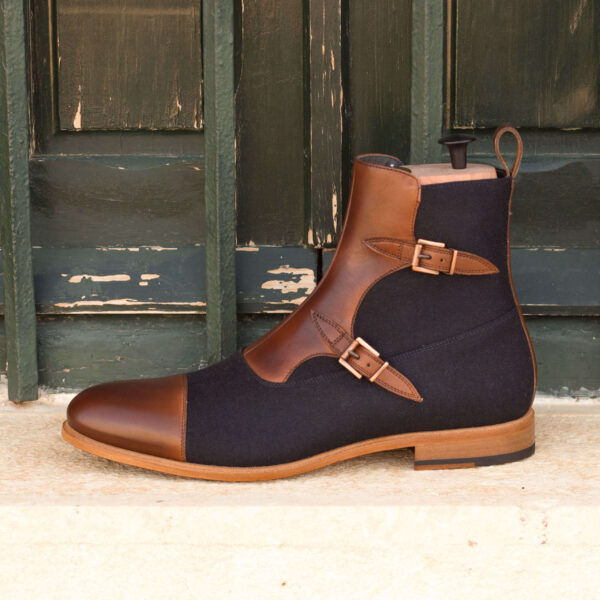  Luxury Handbags by you Mens Dress Octavian Buckle Boot, view 4