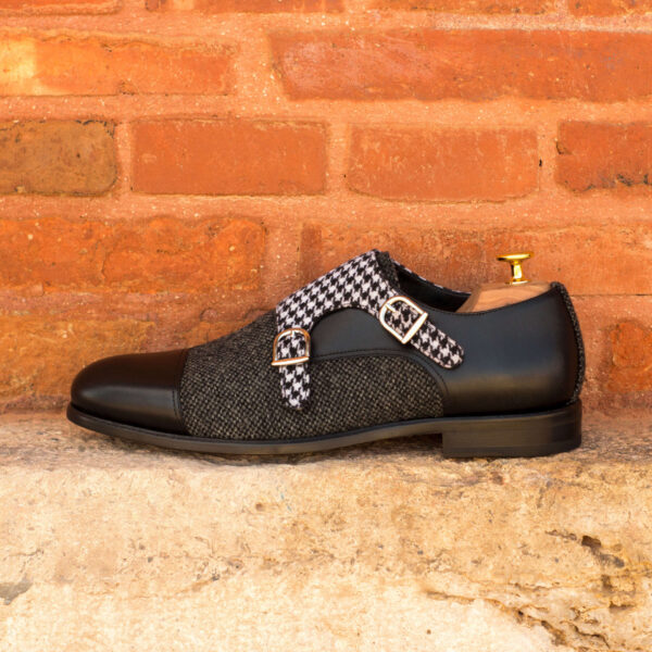  Luxury Handbags by you Gray Double Monk Shoe, view 4