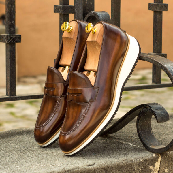  Luxury Handbags by you Hand Made Patina Loafer Shoe, view 4