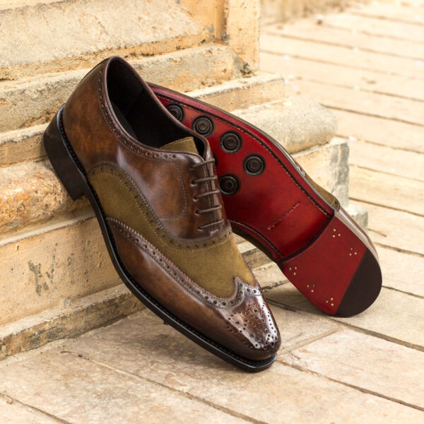  Luxury Handbags by you Hand Made Patina Full Brogue Shoe, view 4