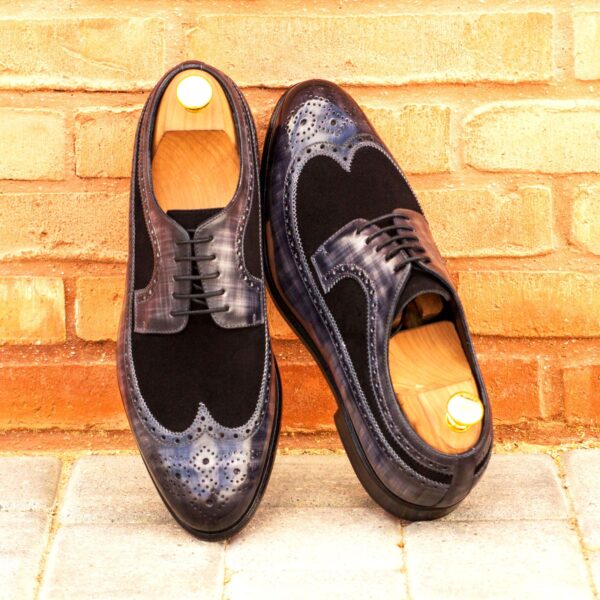  Luxury Handbags by you Hand Made Patina Longwing Blucher Shoe, view 4
