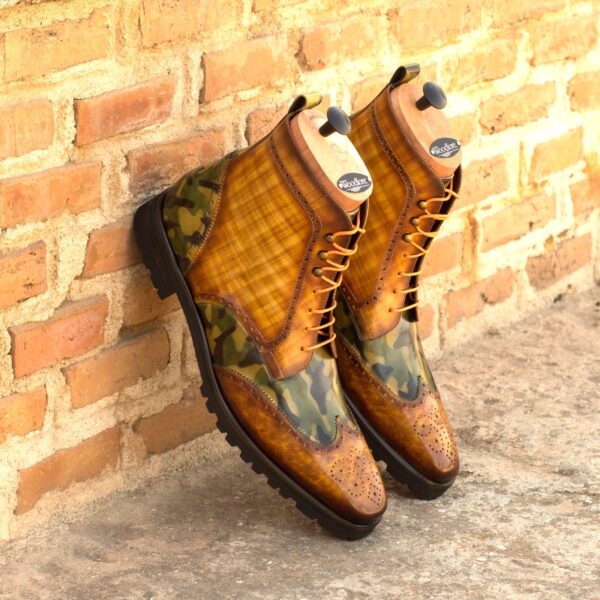  Luxury Handbags by you Hand Made Patina Military Brogue Shoe, view 4