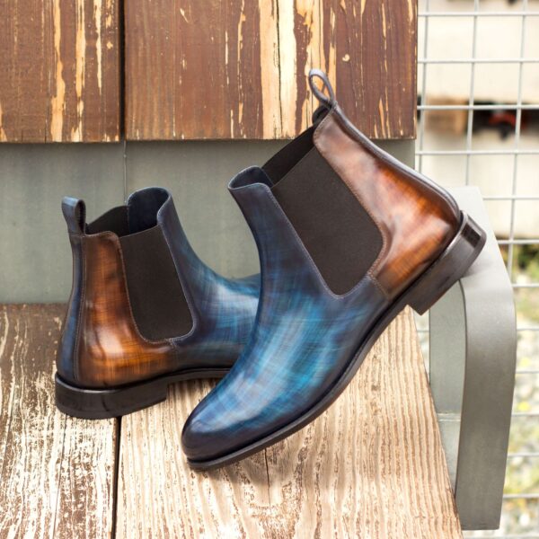  Luxury Handbags by you Hand Made Patina Chelsea Boot Classic, view 4