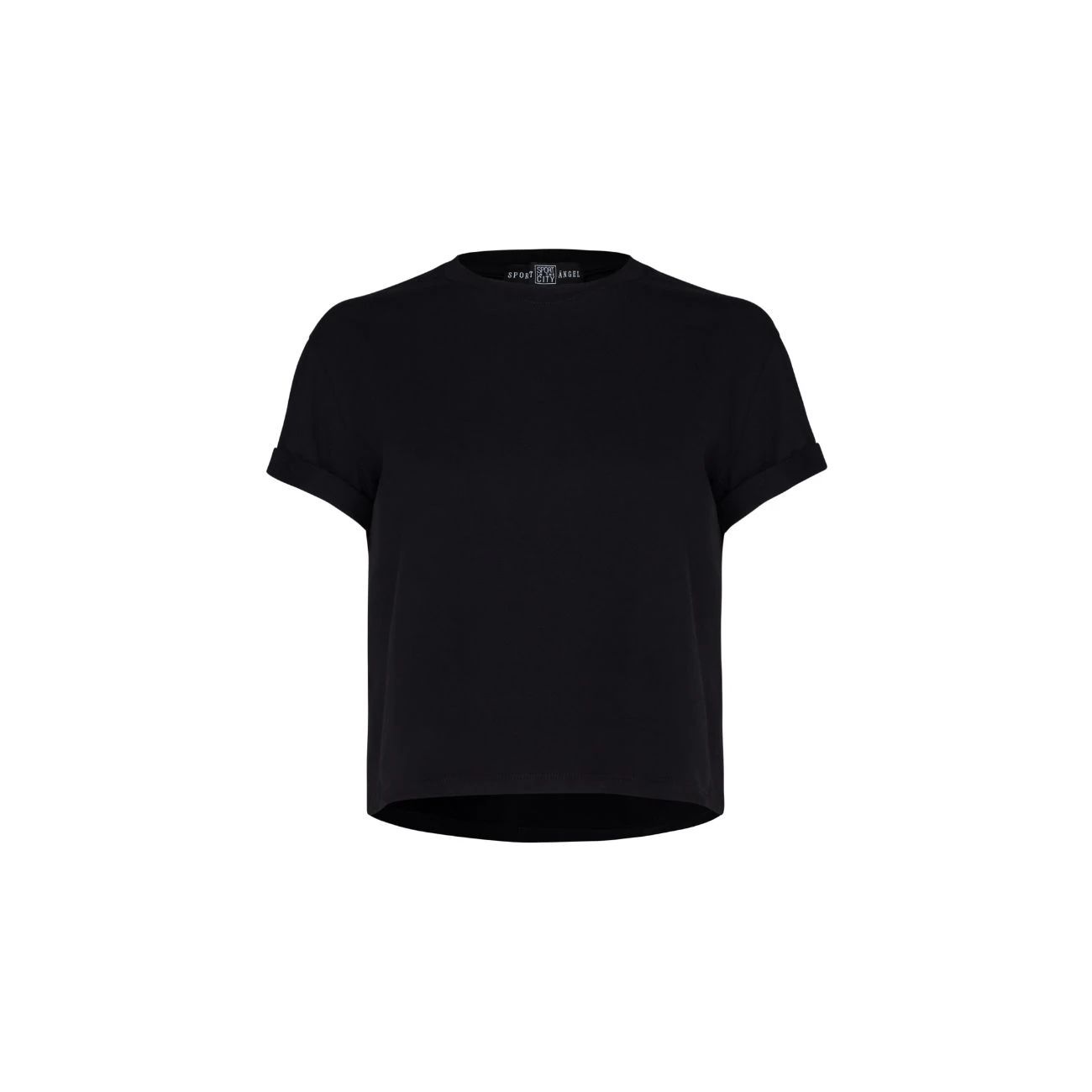 37 Sport Angel women’s black t-shirt Activewear crop top Luxury Shoes