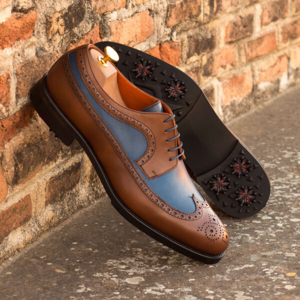  Luxury Handbags by you Mens Dress Longwing Blucher Shoe, view 4