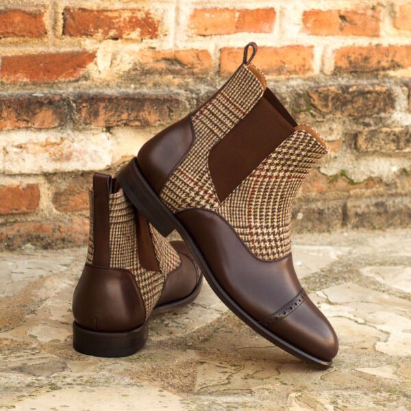  Luxury Handbags by you Mens Dress Chelsea Multi Boot Shoe, view 4