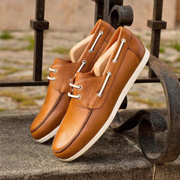  Luxury Handbags by you Brown Mens Boat shoes, view 4