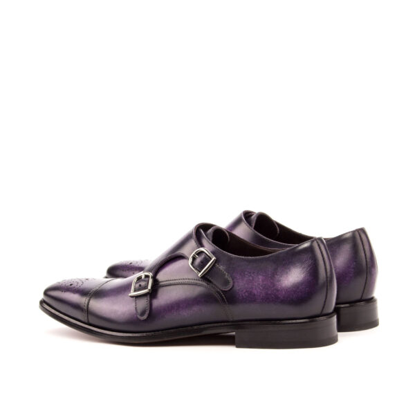  Luxury Handbags by you Purple Double Monk Shoe, view 2