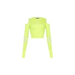 Sport Angel women’s flamingo neon crop top Activewear pilates Luxury Shoes 