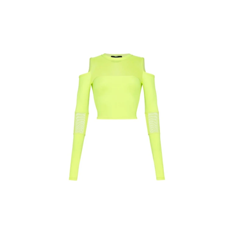 Sport Angel women’s flamingo neon crop top Activewear pilates Luxury Shoes 