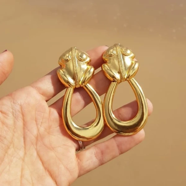 Flor Amazona women’s el dorado hoops gold earrings Earrings  Luxury Shoes 