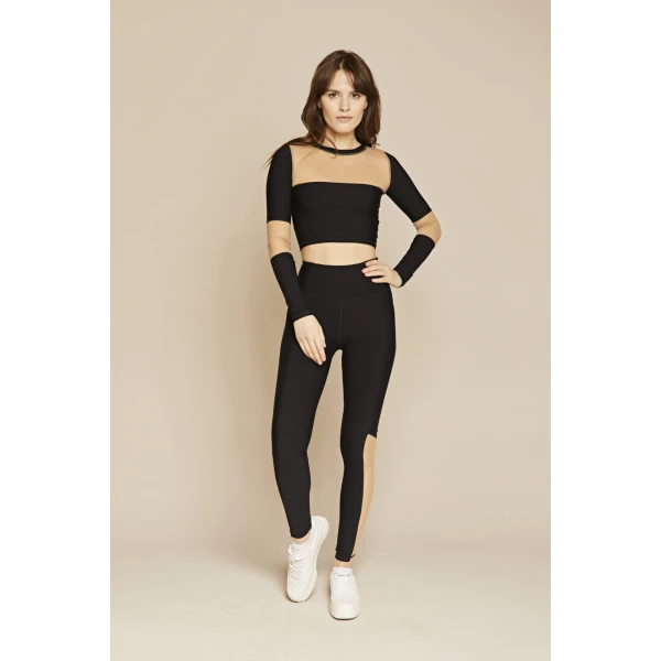 Sport Angel women’s pilates leggings with mesh detail Activewear leggings Luxury Shoes 