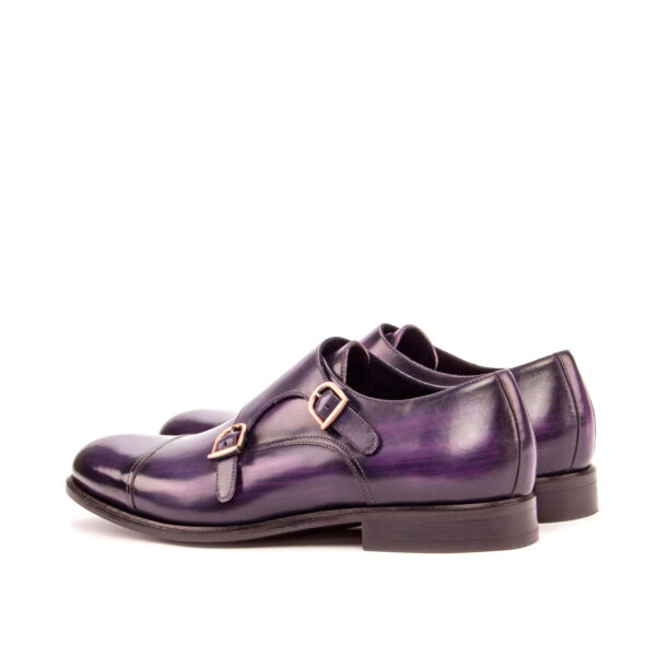  Luxury Handbags by you Purple Double Monk Shoe, view 2