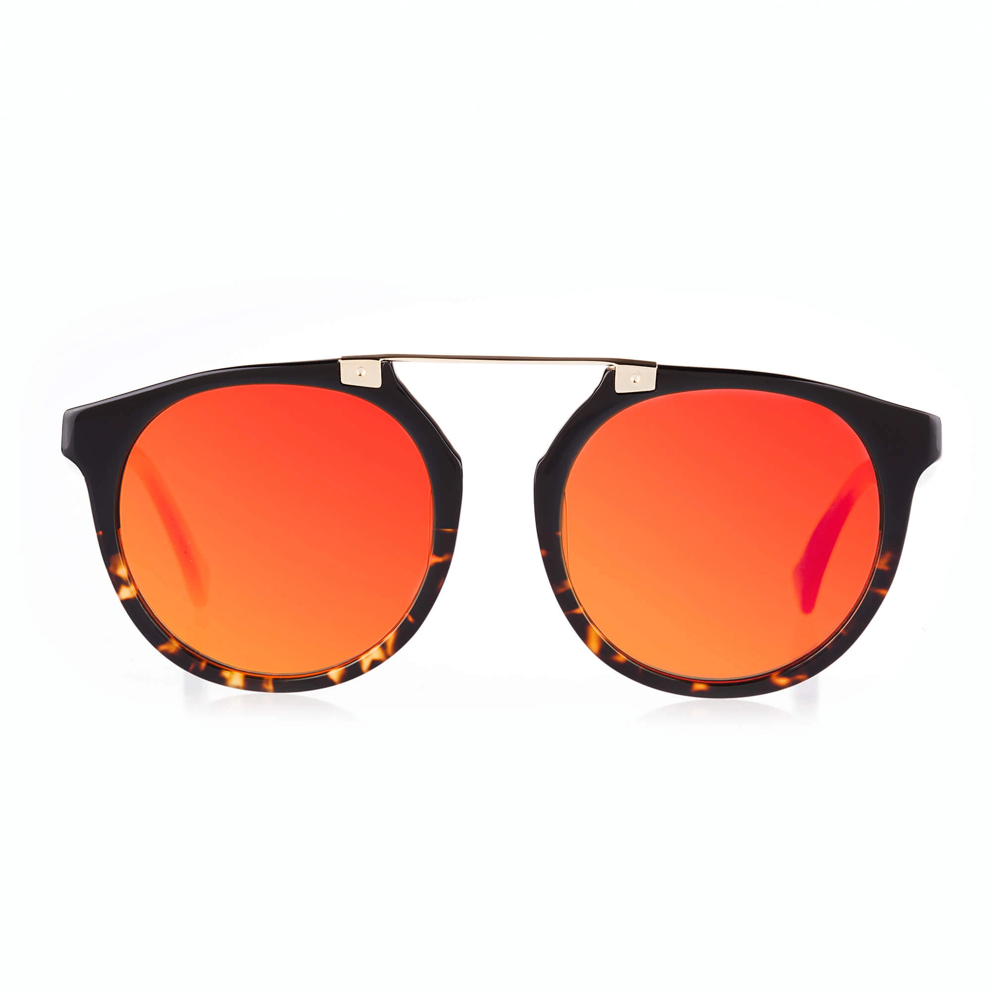 802-A2-1 Neo-Ne women’s owl eyes black and red acetate sunglasses Accessories Black Luxury Shoes