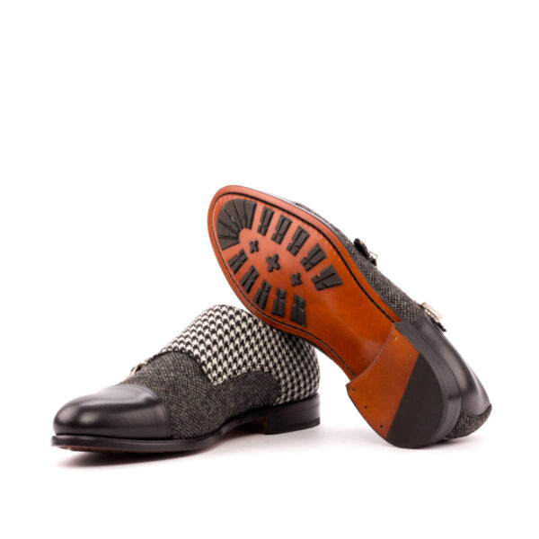  Luxury Handbags by you Gray Double Monk Shoe, view 3