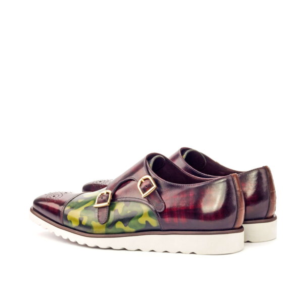  Luxury Handbags by you Brown Double Monk Shoe, view 2
