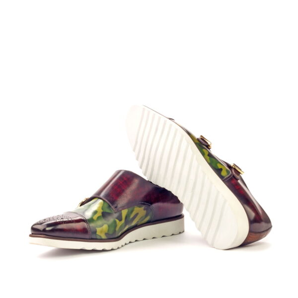  Luxury Handbags by you Brown Double Monk Shoe, view 3