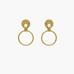 Nikah 24 Karats Gold Plated Bronze Earrings Earrings best seller Luxury Shoes 