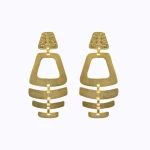 Ikan 24 Karats Gold Plated Bronze Earrings Accessories best seller Luxury Shoes 