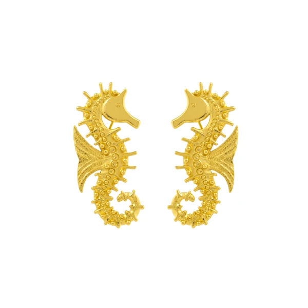 Flor Amazona women’s umi umi gold earrings Jewelry earing Luxury Shoes 
