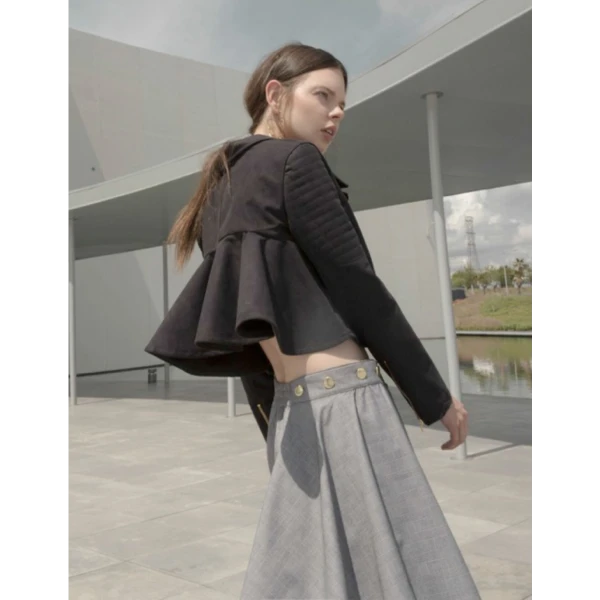 Alejandra de coss women´s biker jacket Clothing classic color Luxury Shoes 