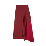 Alejandra de coss women´s asymmetric red skirt Clothing classic color Luxury Shoes 