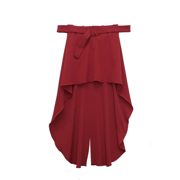 Alejandra de coss women´s  asymmetric red top Clothing classic color Luxury Shoes 