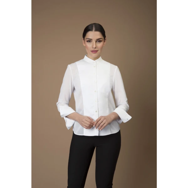 Leslie White Shirt – size 8   Luxury Shoes 