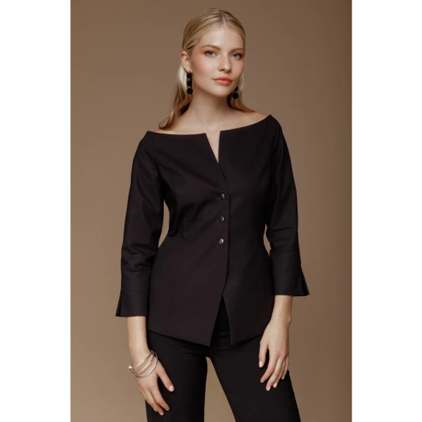 Sebastian Black Shirt – size 8   Luxury Shoes 