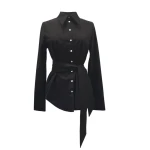 Fedor Black Shirt – size 8   Luxury Shoes 