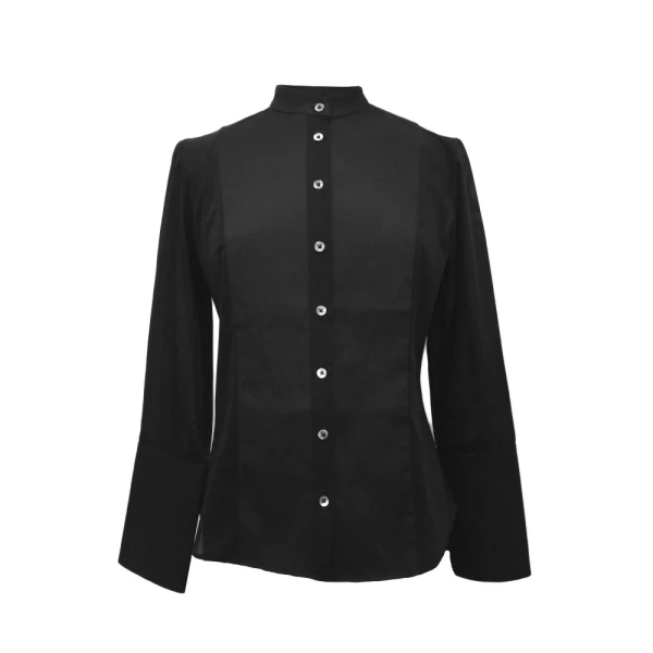 Leslie Black Shirt – size 8   Luxury Shoes 