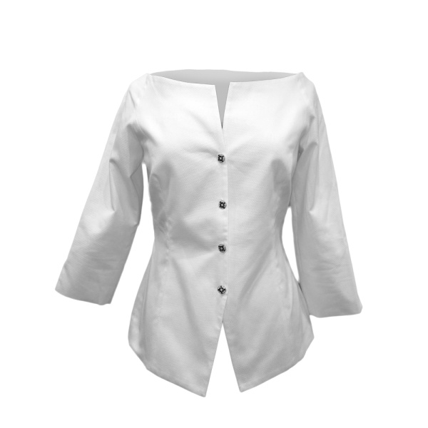 Sebastian White Shirt – size 8   Luxury Shoes 