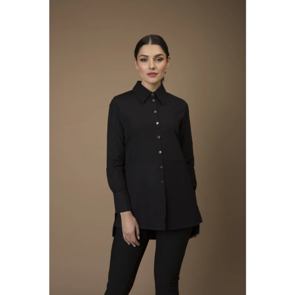 Marco Black Shirt – size 8   Luxury Shoes 
