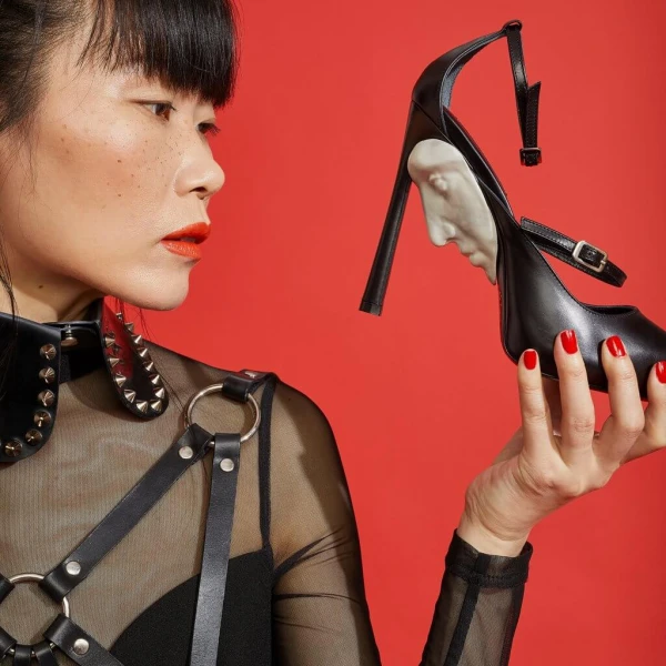Apollo 2 black calf leather pump Pumps Black Luxury Shoes 
