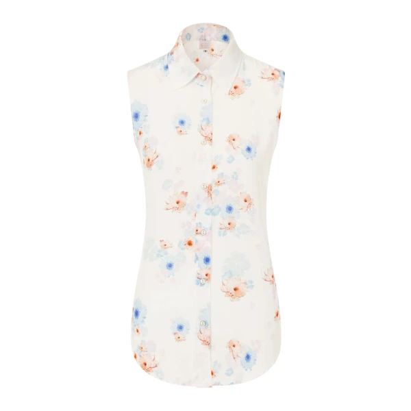 Beach Flower Silk Top Clothing designer Luxury Shoes 