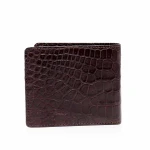 Men’s Brown Crocodile Leather Wallet Men Bangkok Bootery Luxury Shoes 