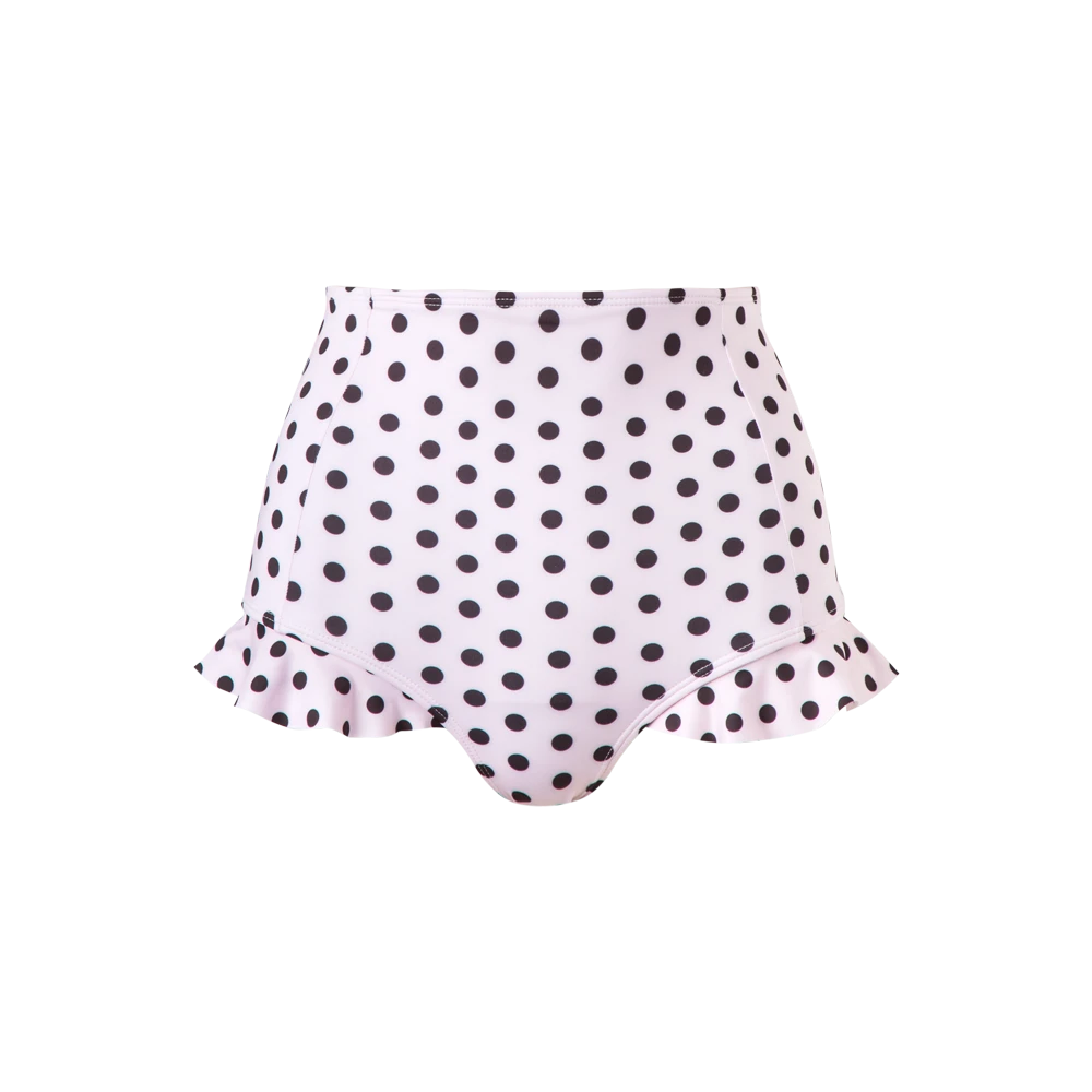 Bora-Bora-bottom-Nude-dots-Front Bora bora polka dot swimwear bottom Women beachwear Luxury Shoes
