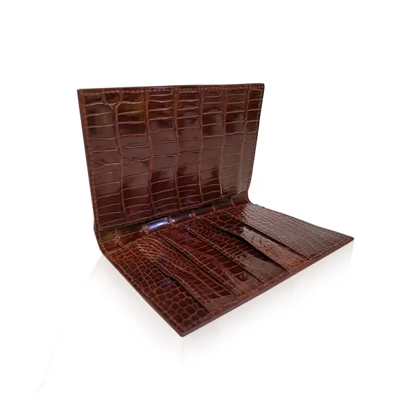 Crocodile Leather Passport Holder Men Bangkok Bootery Luxury Shoes 