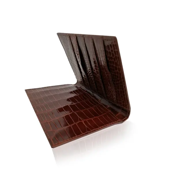Crocodile Leather Passport Holder Men Bangkok Bootery Luxury Shoes 
