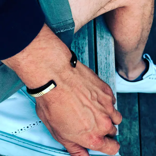 Uraeus Gold Plated Cuff Bracelet Men  Luxury Shoes 