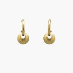 Akan 24 Karats Gold Plated Bronze Hoop Earrings Earrings best seller Luxury Shoes 