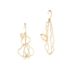 Alejandra de Coss women’s euphorbia gold-plated earrings Earrings contemporary jewellery Luxury Shoes 