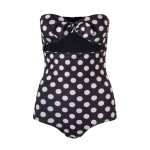 VerdeLimon women’s fiji one-piece polka dot swimsuit Clothing beachwear Luxury Shoes 