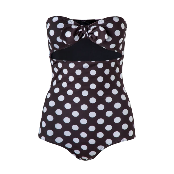 VerdeLimon women’s fiji one-piece polka dot swimsuit Clothing beachwear Luxury Shoes 