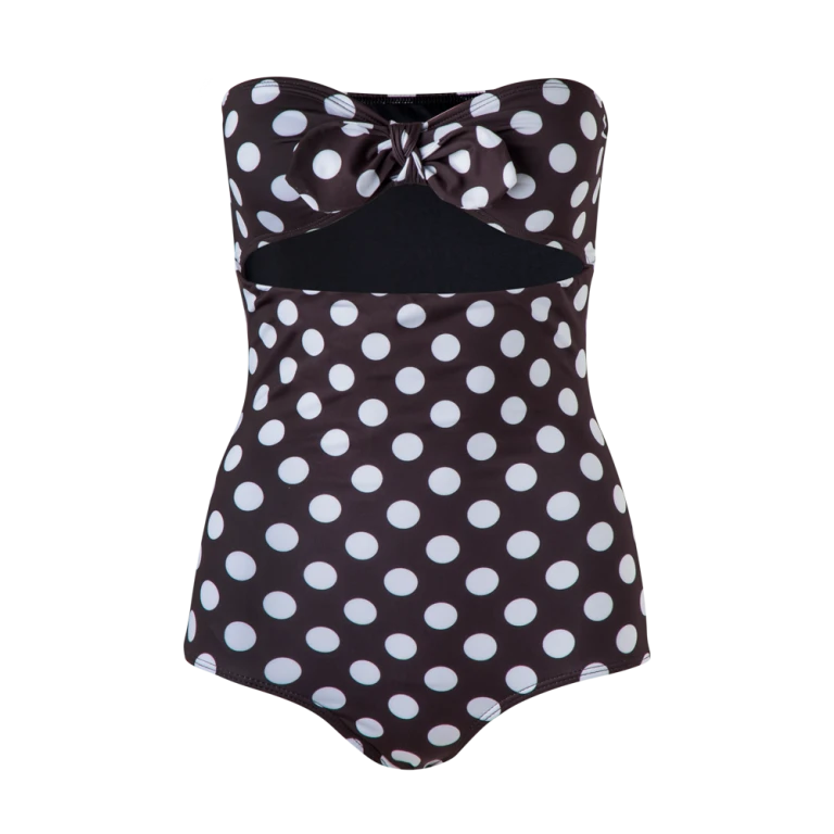 VerdeLimon women’s fiji one-piece polka dot swimsuit Clothing beachwear Luxury Shoes 