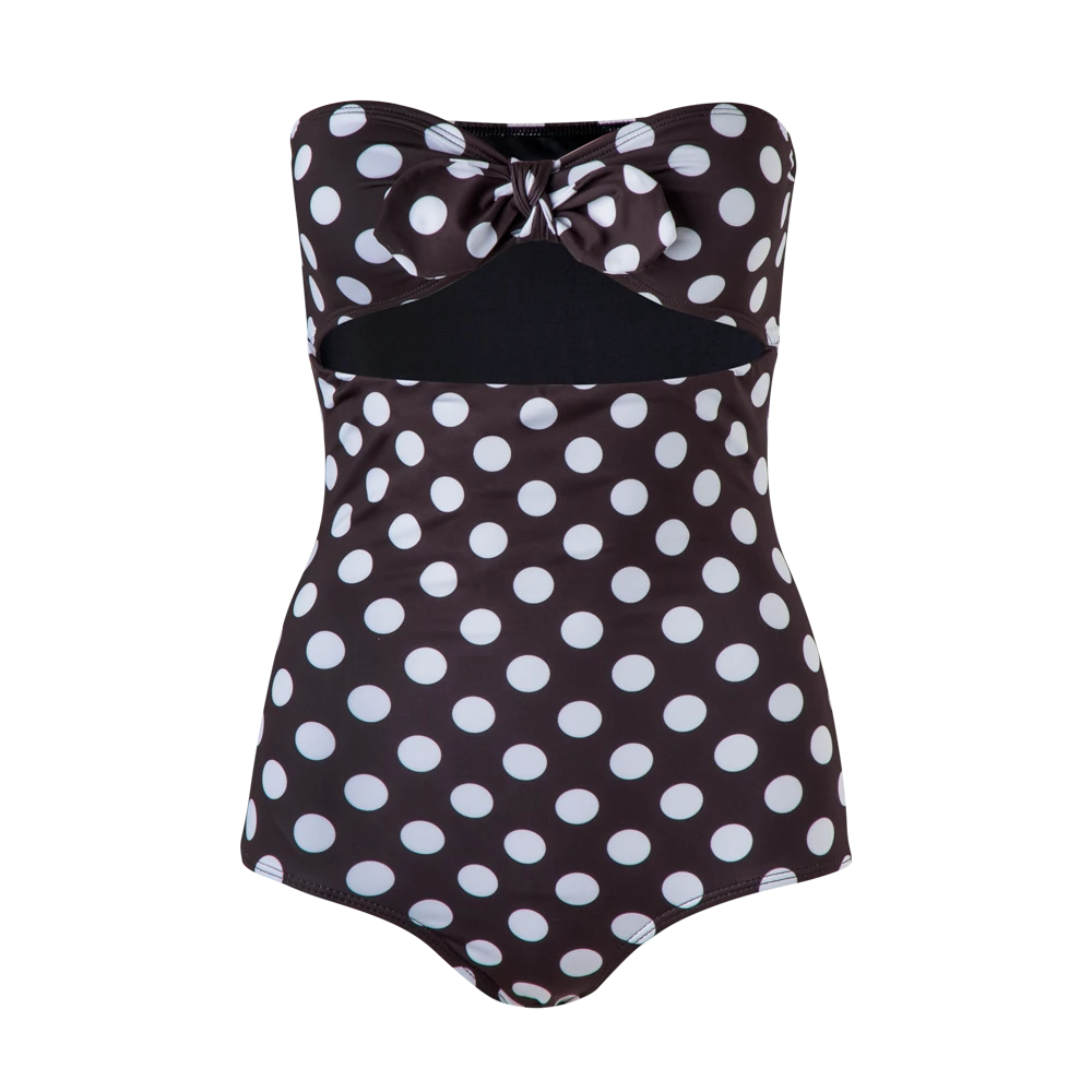 Fiji-One-piece-Black-dots-Front VerdeLimon women’s fiji one-piece polka dot swimsuit Clothing beachwear Luxury Shoes