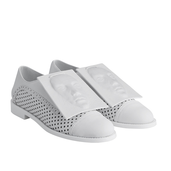 Chronos White Brogues Brogues & Oxfords ganor dominic Luxury Shoes 